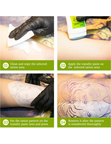 Gel de Transferencia de Tatuaje DOITOOL 11x5x2cm Antitranspirante