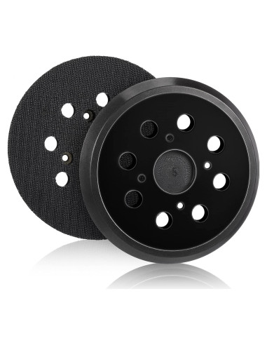 Almohadilla de Lijadora Mudder 5" 8 Agujeros Gancho y Bucle