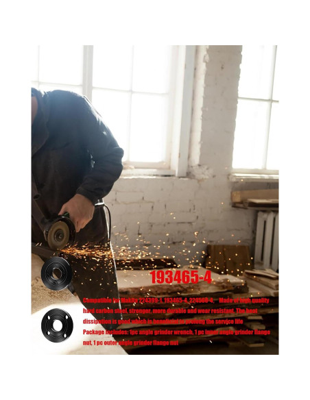 Llave de Grinda Genérico 193465-4 5" 5/8-11 Compatible