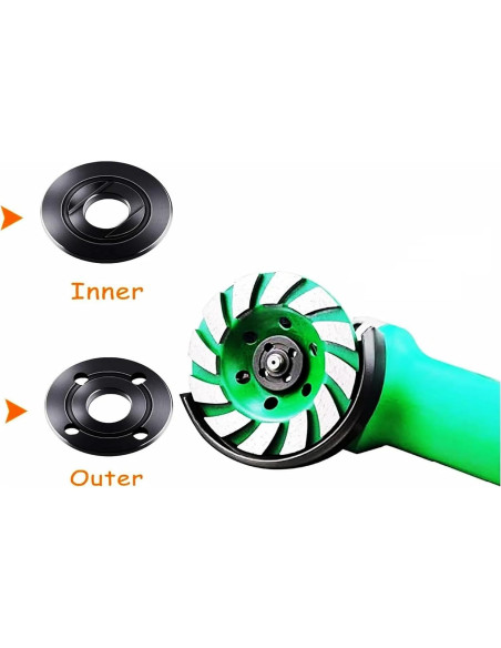 Tuercas de Flange para Amoladora Angular TALSWIF 193465-4 Tuercas de Flange para Amoladora Angular TALSWIF 193465-4