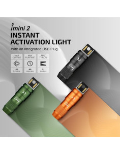 Linterna OLIGHT IMINI 2 Recargable 50 Lúmenes Compacta 2