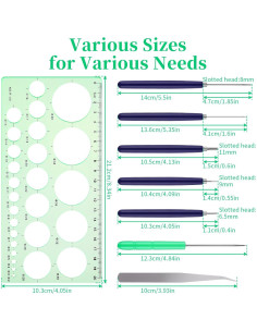 Kit de Herramientas de Quilling Bewudy - 8 Piezas, Variados 2