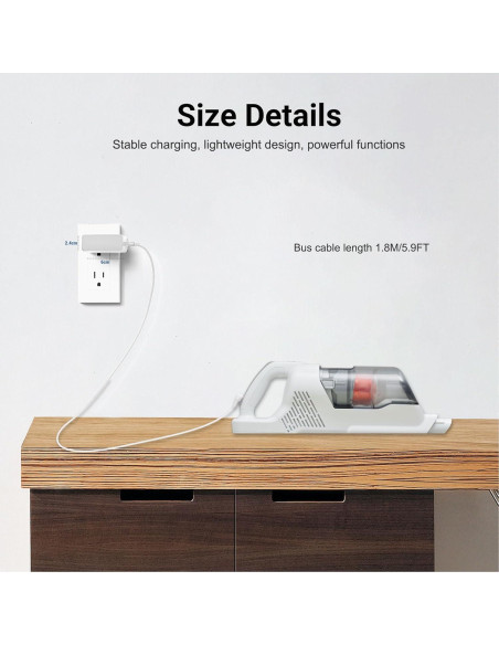 Cargador Black+Decker BHFEA520J 23V 1.8M Aspiradora Mano