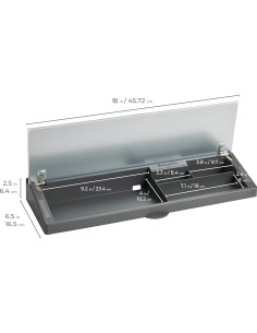 Organizador de Escritorio ECR4Kids Teclado Aves 45.72x16.51cm 2