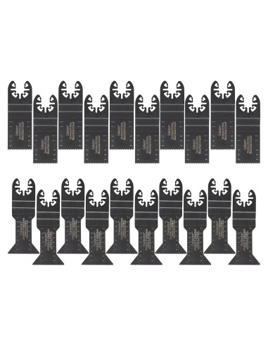 Juego de 20 Hojas de Sierra Caliastro para Madera y Metal