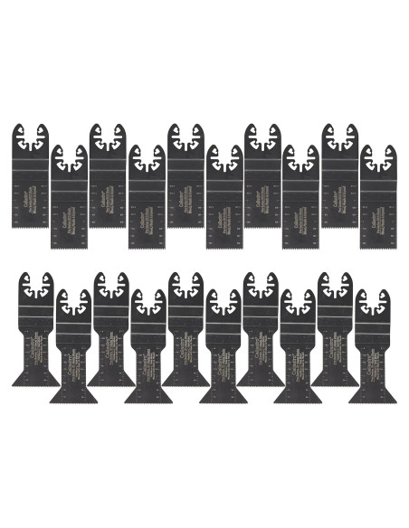 Juego de 20 Hojas de Sierra Caliastro para Madera y Metal