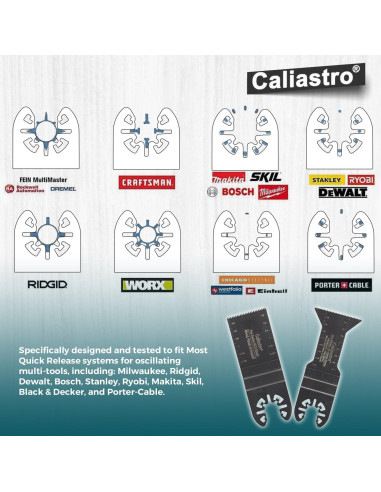 Juego de 20 Hojas de Sierra Caliastro para Madera y Metal