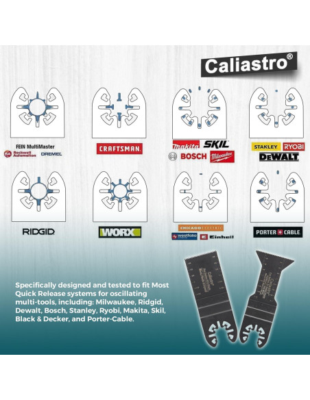 Juego de 20 Hojas de Sierra Caliastro para Madera y Metal