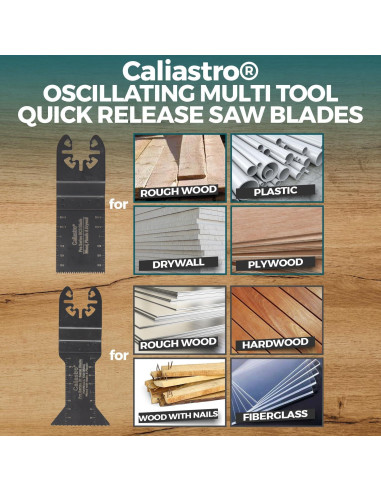 Juego de 20 Hojas de Sierra Caliastro para Madera y Metal