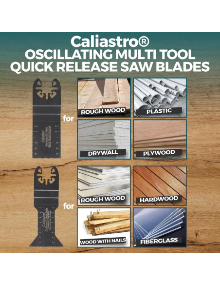 Juego de 20 Hojas de Sierra Caliastro para Madera y Metal