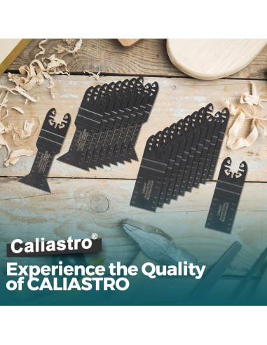 Juego de 20 Hojas de Sierra Caliastro para Madera y Metal