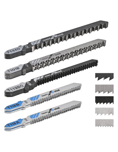 Juego de 20 Hojas de Sierra de Calar Aleybloodes T-Shank