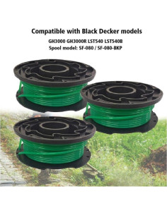 Bobinas de Repuesto Lucky Seven GH3000 6.35 cm 10 Piezas 2