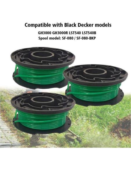 Bobinas de Repuesto Lucky Seven GH3000 6.35 cm 10 Piezas