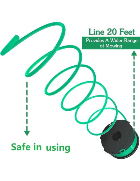 Bobinas de Repuesto Lucky Seven GH3000 6.35 cm 10 Piezas