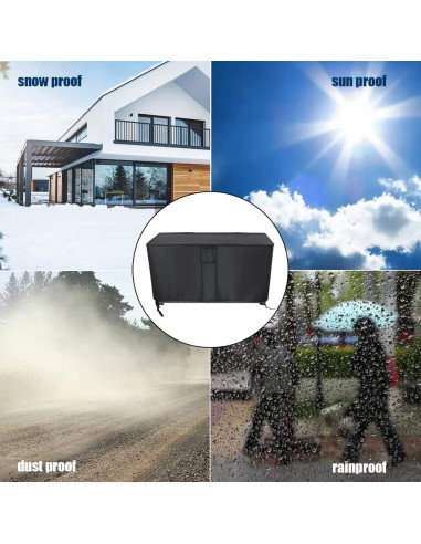 Cubierta de Caja de Deck Kingling 129x71x63 cm Impermeable