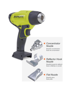 Pistola de Calor Inalámbrica Sun Joe 24V-HG100-CT 549C 2