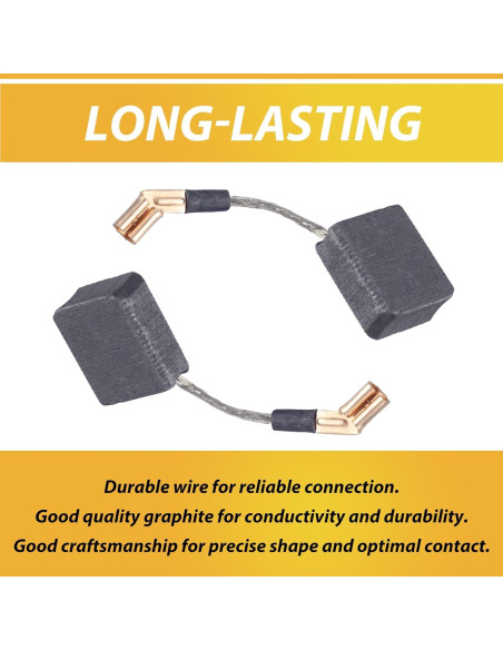 Paquete de 10 cepillos de carbón N257540 para Dewalt Paquete de 10 cepillos de carbón N257540 para Dewalt