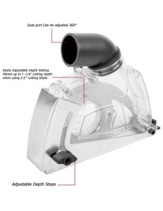 Cubierta de polvo Aidelife para amoladoras 4.5" y 5" 2