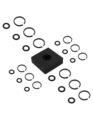 Clip de Anillo de Retención TALSWIF 1/2" y 3/8" 12 Piezas