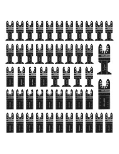 Juego de Cuchillas Oscilantes LEILUO 50 Pcs 3,49 y 4,45 cm
