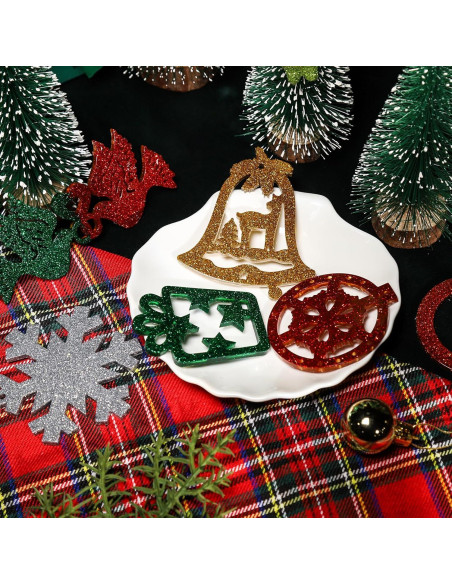 LEOBRO Brillo Extra Fino 18 Colores para Manualidades 270g