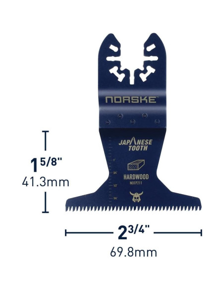 Cuchilla Multi Oscilante Norske NOTP279 Bi-Metal 10 Piezas