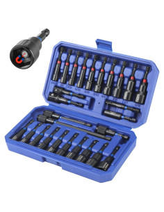 Set 27 Piezas Controladores Tuercas Magnéticos WORKPRO