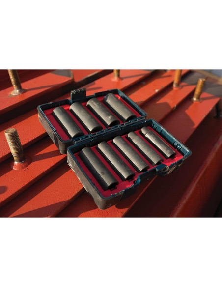 Conjunto de Sockets BOSCH 27286 9 Piezas para Alto Torque