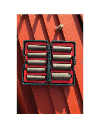 Conjunto de Sockets BOSCH 27286 9 Piezas para Alto Torque
