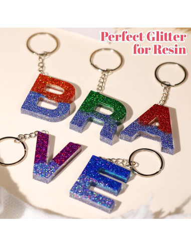 Brillo Fino Holográfico LEOBRO 24 Colores para Manualidades