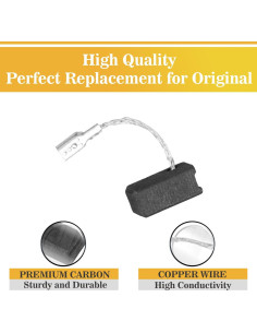 10 Cepillos de Carbón JUXIANG para Amoladora Bosch GWS 7-115 2