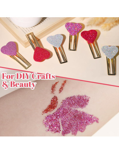 Brillo Fino Holográfico LEOBRO 24 Colores para Manualidades