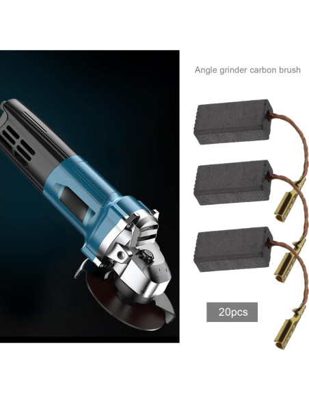 Escobillas de Carbón 20Pcs Crear Idea 15x8x5mm para Bosch