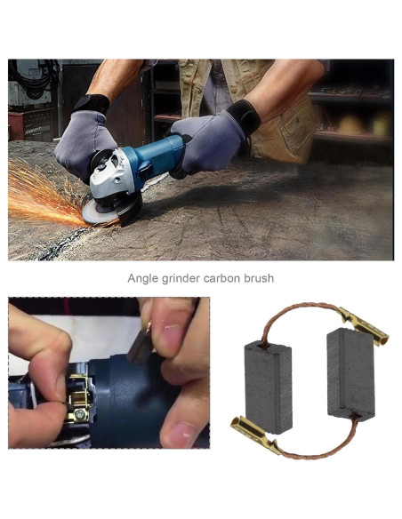 Escobillas de Carbón 20Pcs Crear Idea 15x8x5mm para Bosch