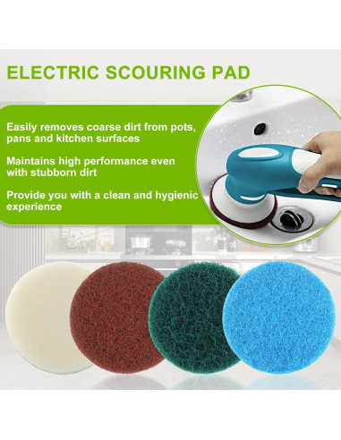 Juego de 16 Piezas de Almohadillas de Limpieza Bosch