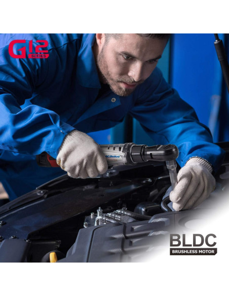 Llave de Carraca Inalámbrica ACDelco ARW1210-3P 12V 88.5 Nm