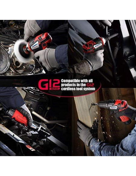 Llave de Carraca Inalámbrica ACDelco ARW1210-3P 12V 88.5 Nm