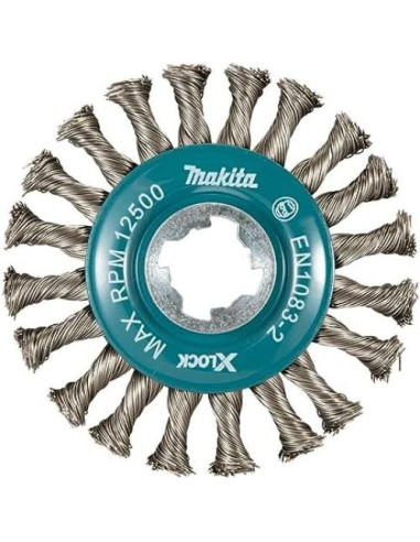 Rueda de Alambre Inoxidable Makita D-72590 X-Lock 11.5 cm