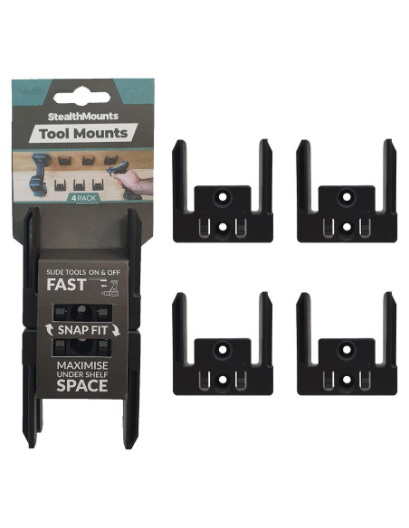 Soporte de Baterías StealthMounts para Makita 18V LXT - Negro