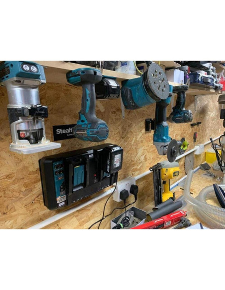 Soporte de Baterías StealthMounts para Makita 18V LXT - Negro