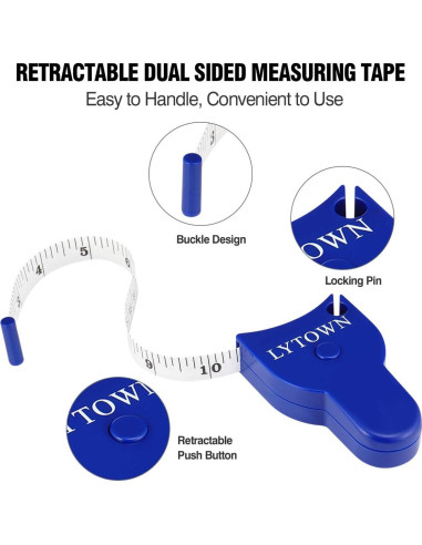 Cinta Métrica Corporal LYTOWN 150 cm 2 Piezas Precisa
