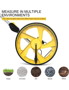 Rueda de Medición Zozen 12" Mecánica Doblable con Bolsa 2