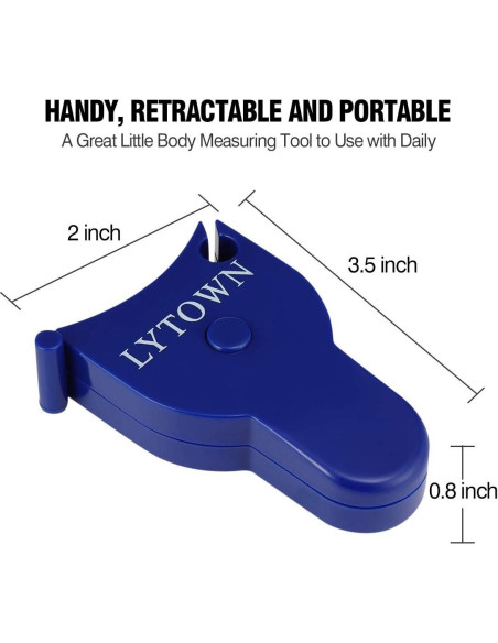 Cinta Métrica Corporal LYTOWN 150 cm 2 Piezas Precisa