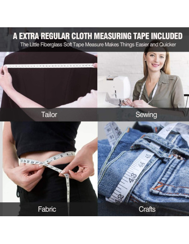 Cinta Métrica Corporal LYTOWN 150 cm 2 Piezas Precisa