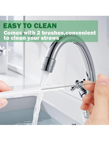 Pajitas Reutilizables HEYSKAY 6pc para Taza Stanley 30oz 40oz