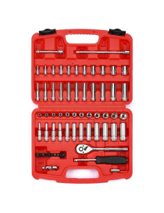 Juego de 62 Piezas MIXPOWER 1/4" con Estuche y Accesorios