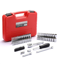 Juego de 62 Piezas MIXPOWER 1/4" con Estuche y Accesorios 2