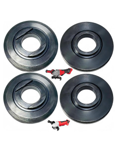 Paquete de 4 Tuercas de Flange Interna Milwaukee 43-34-0036