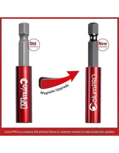 6PCS Soporte de Broca Magnético ColumPRO 2, 4, 6 cm